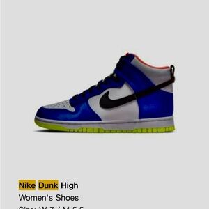 Nike Women’s Dunk High “Blue Satin” New in Box, Size 7